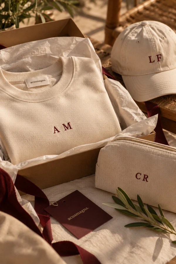 camisetas y gorras personalizadas con bordado en vivo